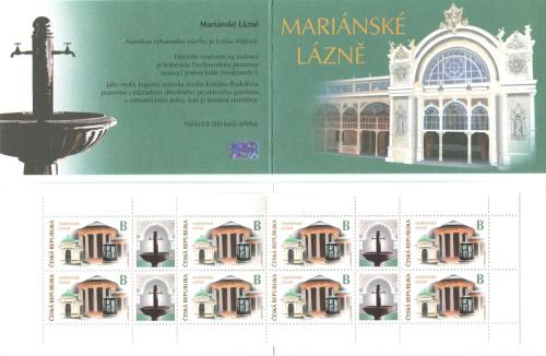 Známkový sešitek Mariánské Lázně