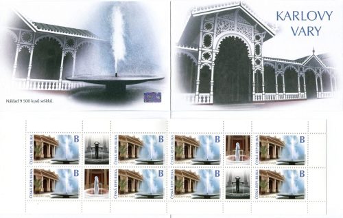 Známkový sešitek Karlovy Vary