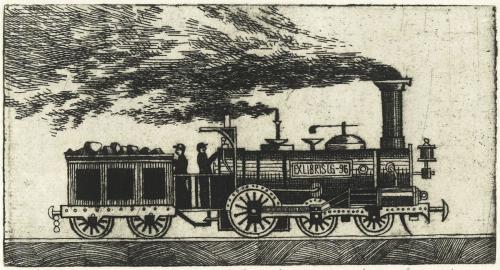 EX LIBRIS LG-96 I"NA MAŠINĚ"